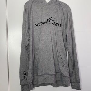 Gray active faith sweatshirt
